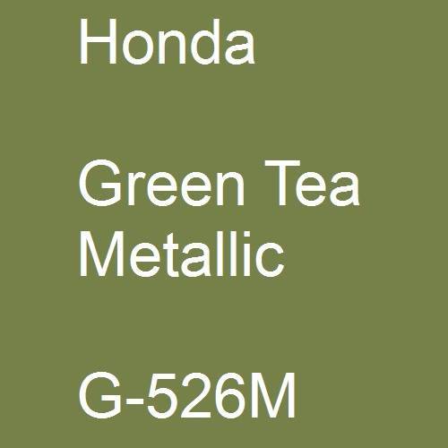 Honda, Green Tea Metallic, G-526M.